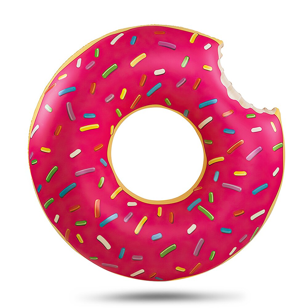 Opblaasbare Donut Zwemmen Ring Zomer Water Sport Reddingsboei Pvc Zwemmen Matras Dikke Drijvende Speelgoed Ring Water Seat Volwassen Kids: Default Title