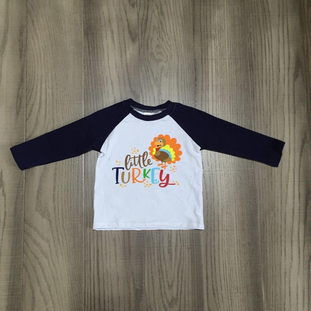 Girlymax Speciale Verkoop Van Thanksgiving Baby Meisjes Turkije Top Truck Dinosaurus Raglan Meisje Winter Top: 319566 C10-2-18 / 5