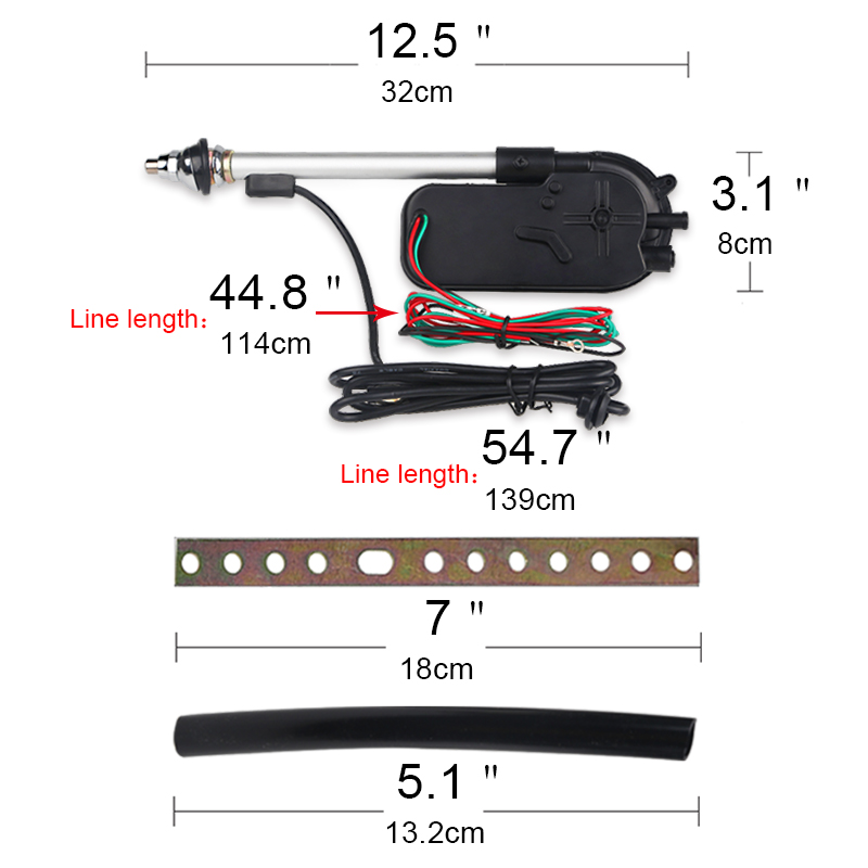 Voiture AM FM transmetteur antennes antenne électrique automatique télescopique extérieur véhicule accessoires pour autoradio Audio universel