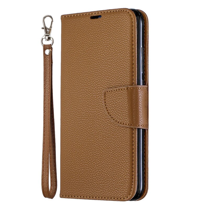 Voor Samsung Galaxy A7 Case Leather Flip Case Galaxy A750 SM-A750F Coque Wallet Telefoon Cover Voor Samsung A7 Een 7 Capa: A7 2019 / Bruin