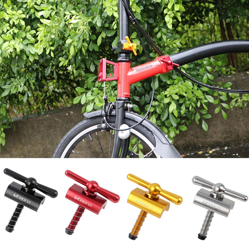 2 stuks C gesp fiets veer scharnier klem, vouwfiets scharnier klem veer vervanging voor Brompton, vouwfiets accessoires (zwart