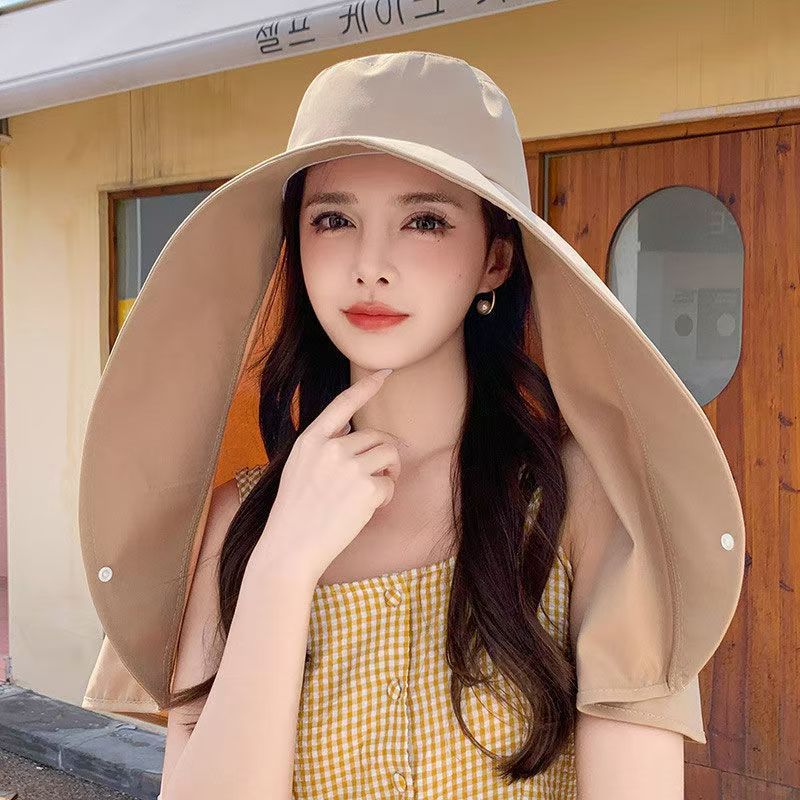 Chapeau de soleil version large pour l'extérieur, évacuation de l'humidité, respectueux de la peau, respirant, sweat-shirt à capuche, séchage rapide et confortable
