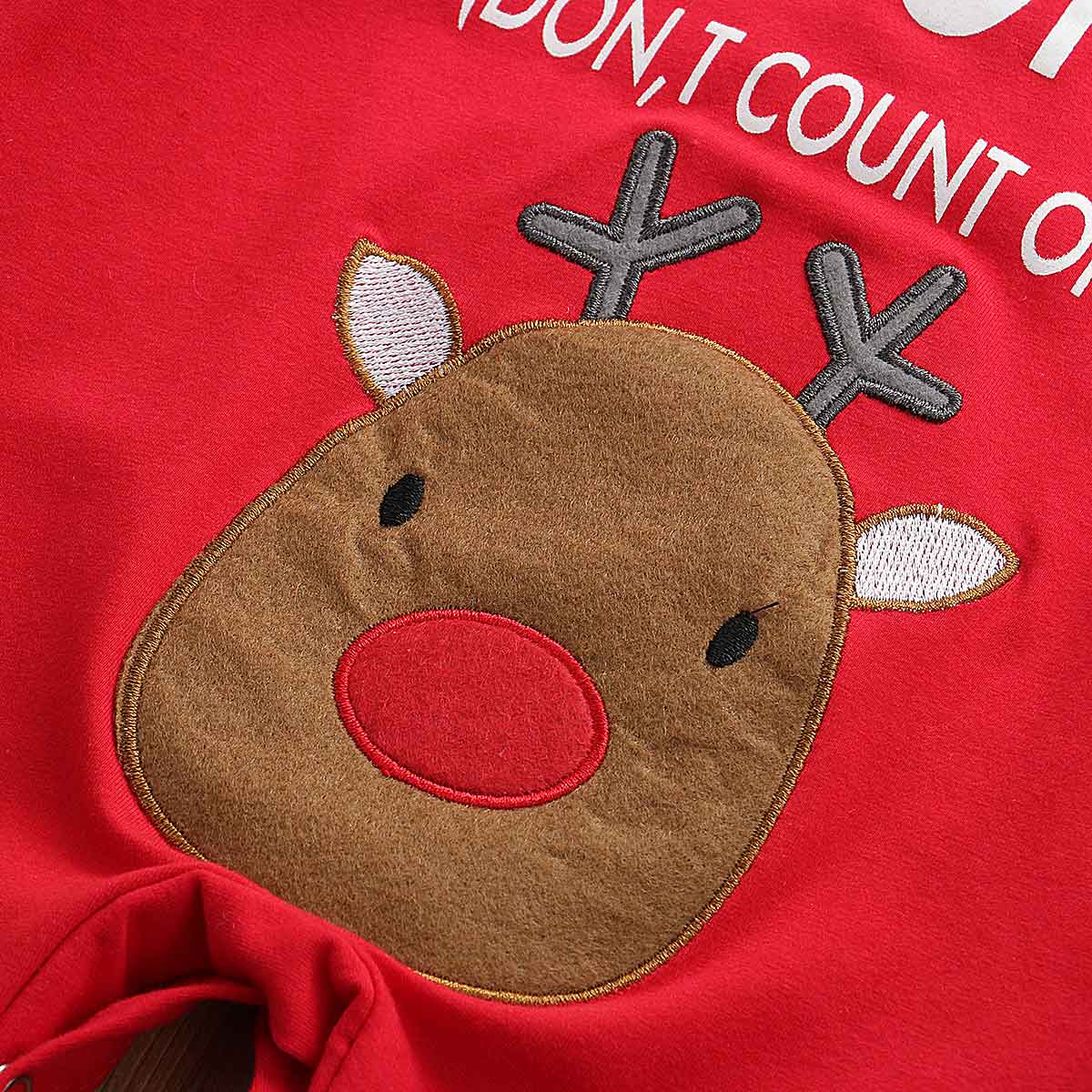 0-24M Weihnachten Baby Art Junge Mädchen verrotten Karikatur Hirsch Langarm Gesamt Weihnachten Baby Kostümich