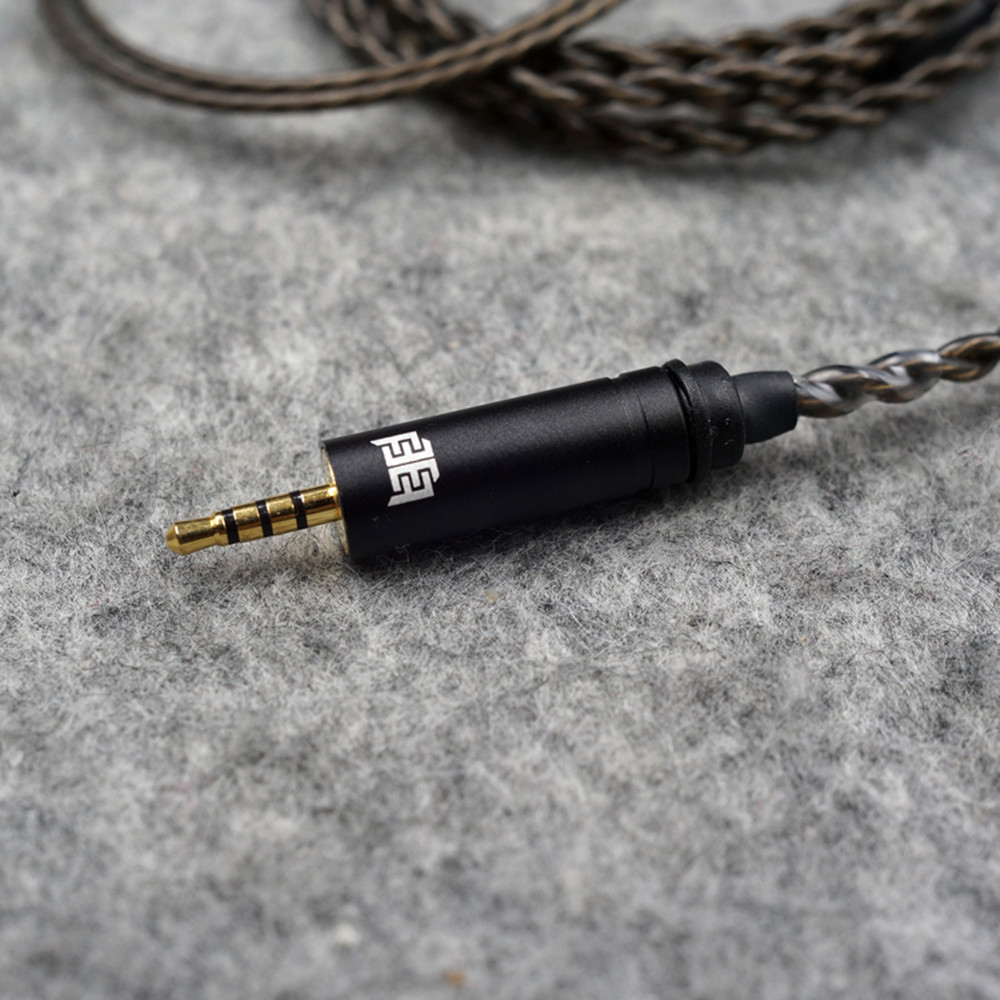 2.5mm/3.5mm stik 1.2m iltfri kobber forsølvede hovedtelefonkabler mmcx hifi balancekabel til  f7200 f4100 f3100 er4sr er4xr