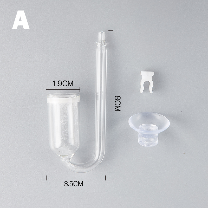 Diffuseur de CO2 en spirale, 1 pièce, compteur de bulles pour Aquarium, diffuseur de réservoir de plantation: A