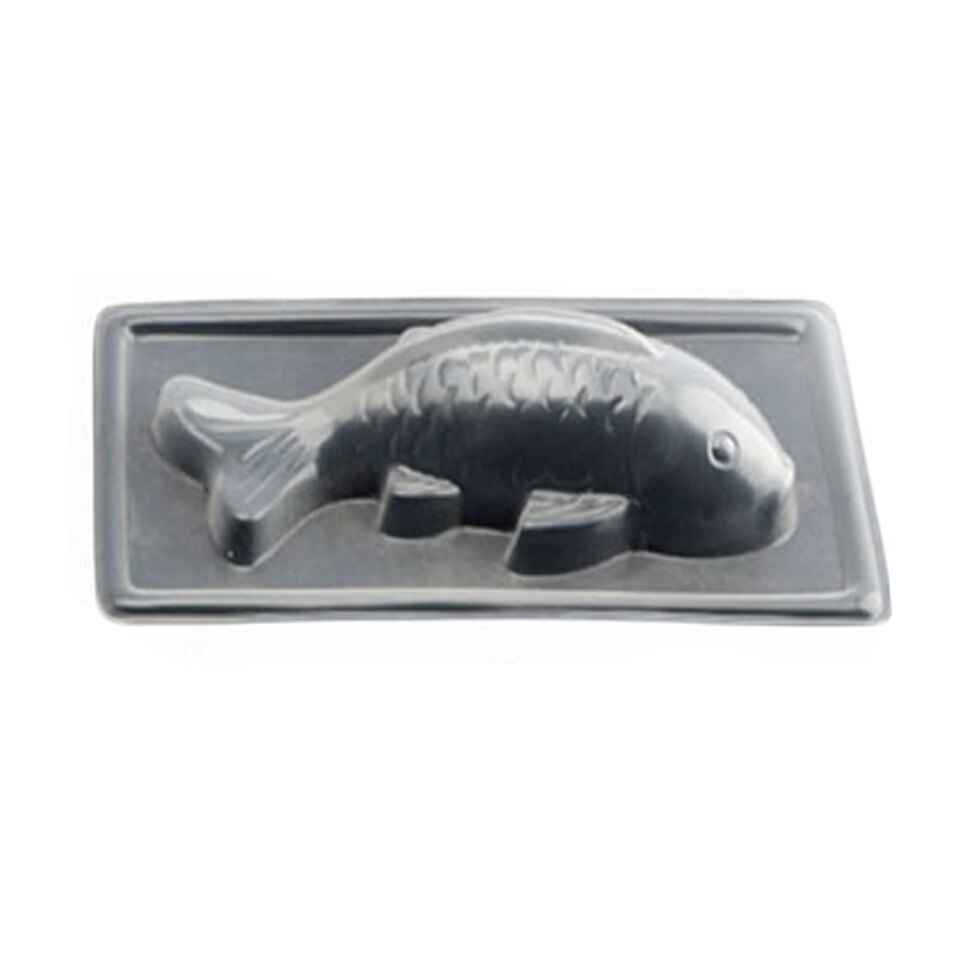 Transhome 1Pcs Carp Shaped Rice Cake Mold Silicone Fish Pudding Molds Large Medium Small Sizes Baking Tools Decorating