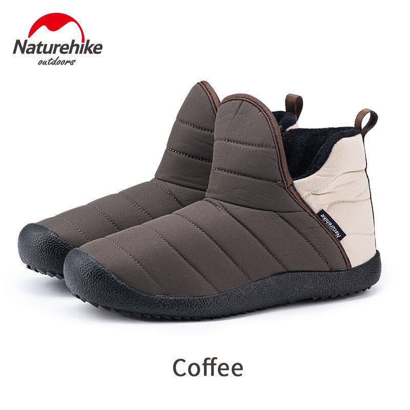 Naturehike Outdoor Cotton Camp Shoes Thickening Keep Warm Ultralight Men/Women Boots Waterproof Antiskid Rubber Sole