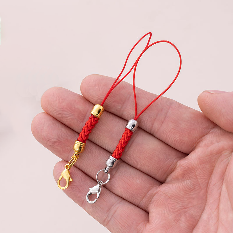 20 Stück Schlüssel bunds eil mit Bieger ing Schlüsselband Lariat Riemen Schnur für sterben Herstellung von DIY Schlüssel Ring Anhänger Zubehör