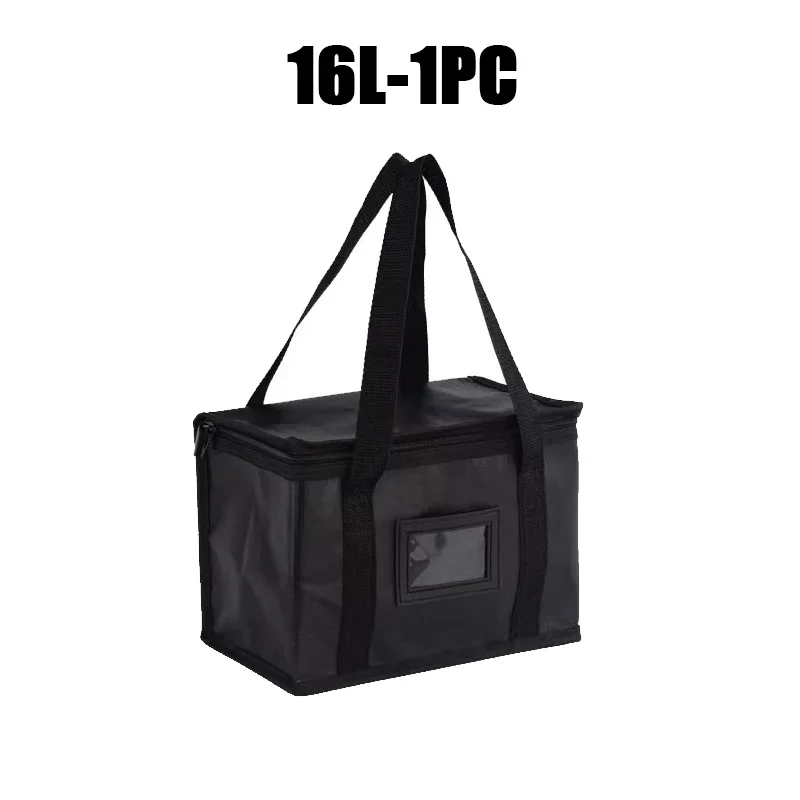 70L Extra Large Travel Lunch Bag Camping Cooler Box Picnic Bag Drink Ice Insulated Cooler Cool Bag Food Drink Storage: black