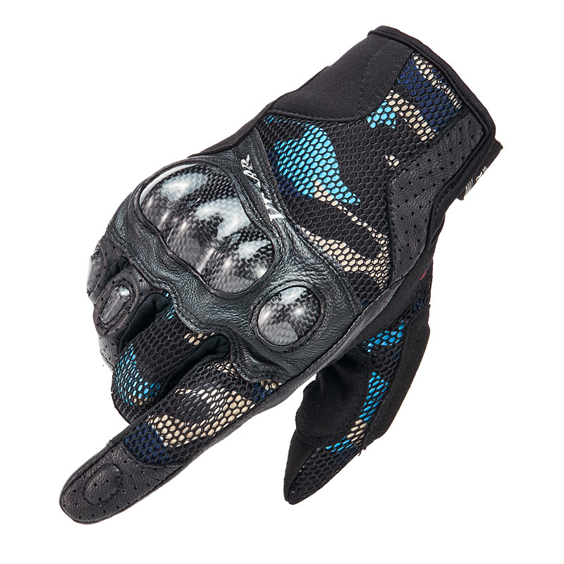 MTB Fahrrad Reiten Vemar Handschuhe Moto-Cross Guantes Moto Offroad Enduro Zubehör Handschuh Motorradfahrer Männer Tarnung Luvas: Blau Camo / M