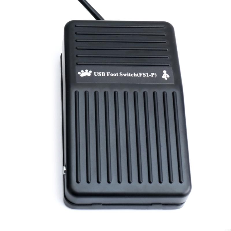 J0MB USB Footswitch Anpassbare Schlüsselzuordnung USB -Fußpedal für den professionellen Gebrauch