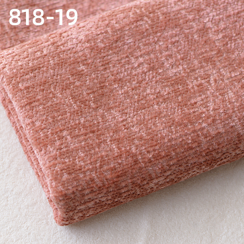 Chenille stof tykt pude sofabetræk stof: Beige