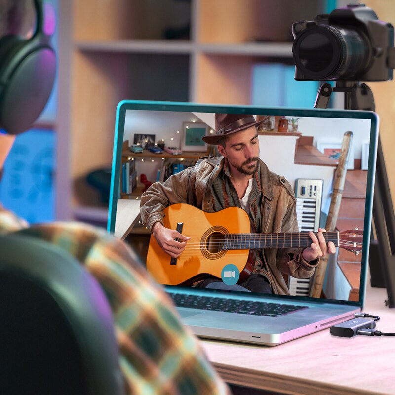 CABLETIME USB 3.0 4K HDMI karta przechwytująca robić portu USB HD 1080P HDMI pętla robić nagrywania wideo na żywo C386