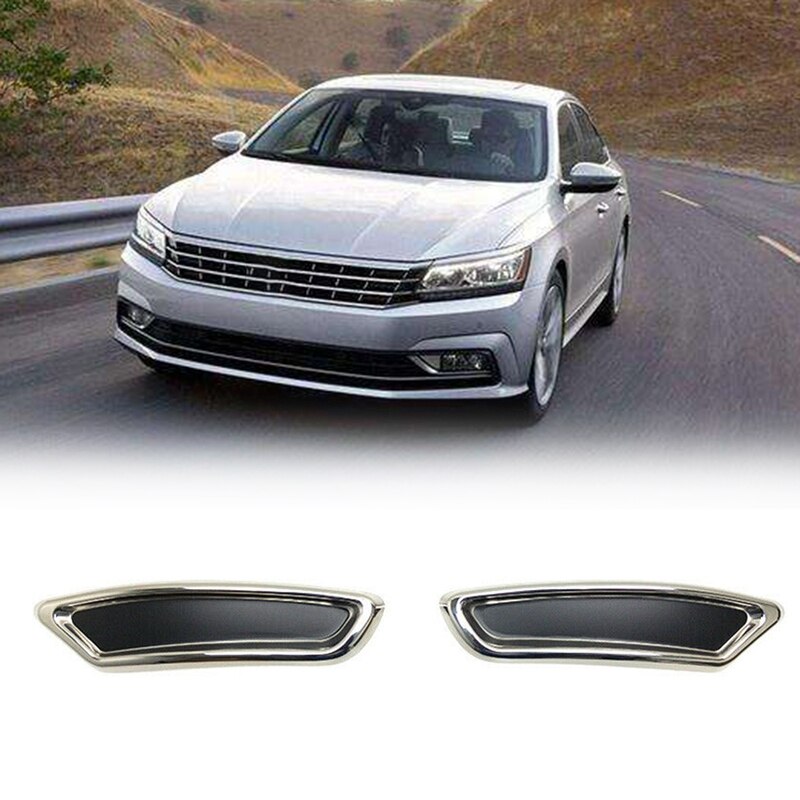 Car Chrome Exhaust Diffuser Deflector Frame for Passat B8: Default Title