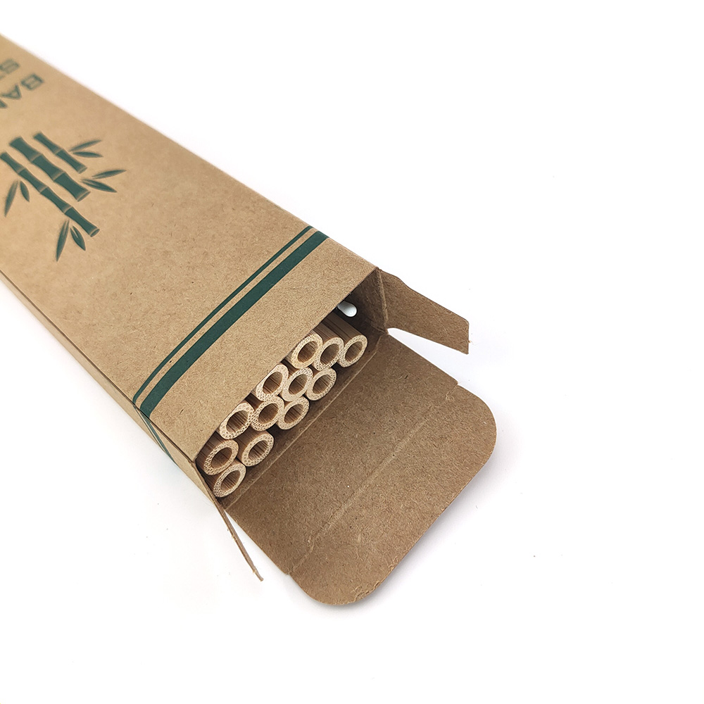 Bamboo Straws Reusable Dishwasher Safe Earth Green Biodegradable Bamboo Straws Drinking Reusable Straws and Brush