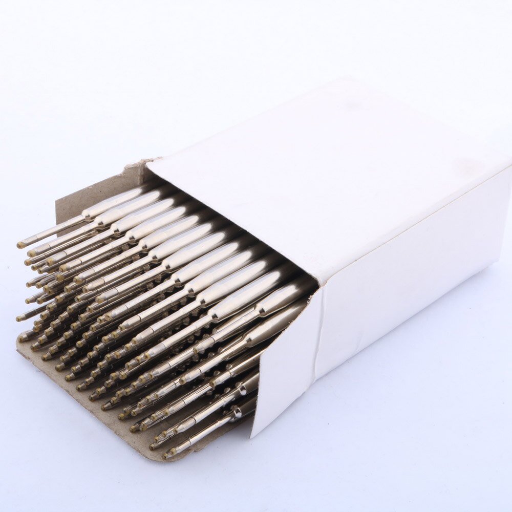 100Pc stainless steel Ballpoint Pen ink Refills BLUE or black Stationery Office school supplies Ball point ink Pen