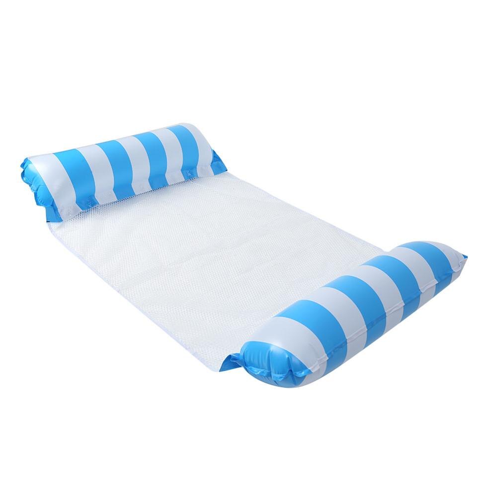 Colchón inflable de PVC para verano, hamaca de agua para piscina, cama, deportes acuáticos de playa, tumbona: C-Blue