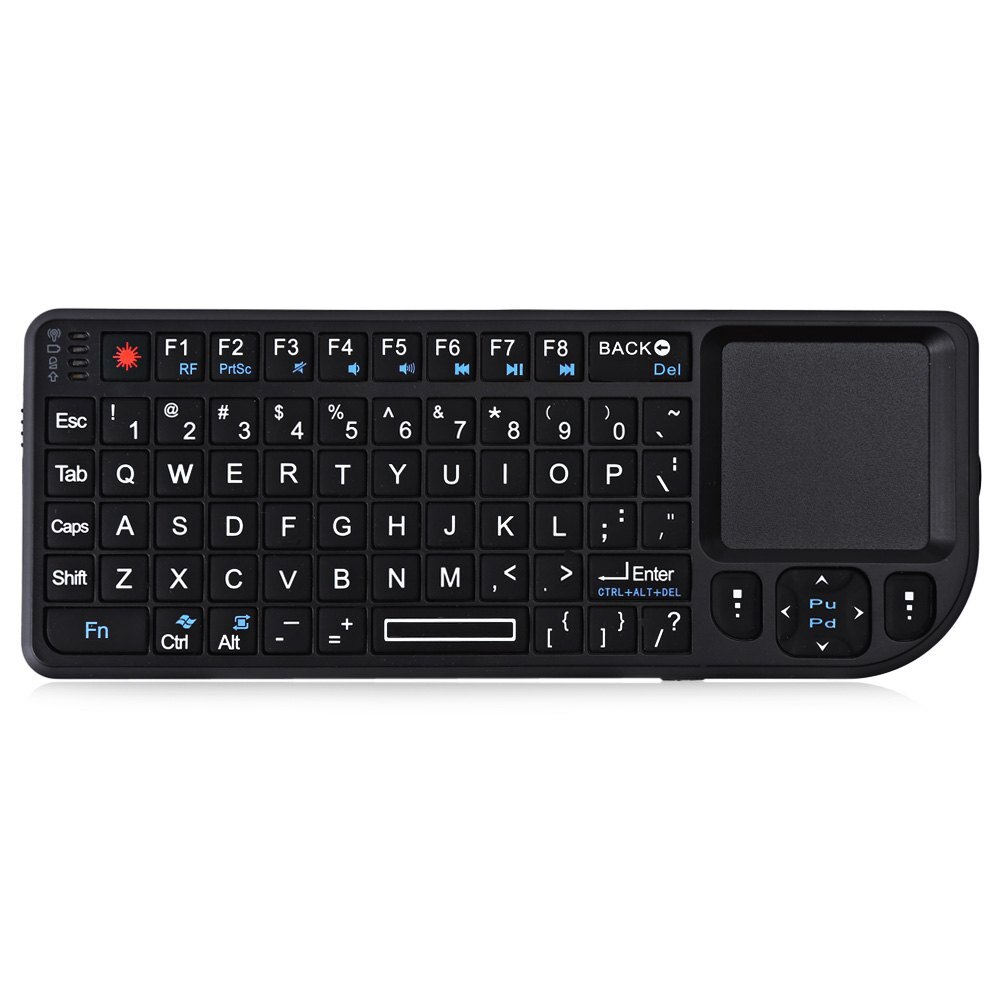 Handheld 2,4G Mini kabellos Tastatur Mit RF Touchpad Maus für Ipad MacBook Samsung Android Clever TV Kasten Fenster PC Tablette: English