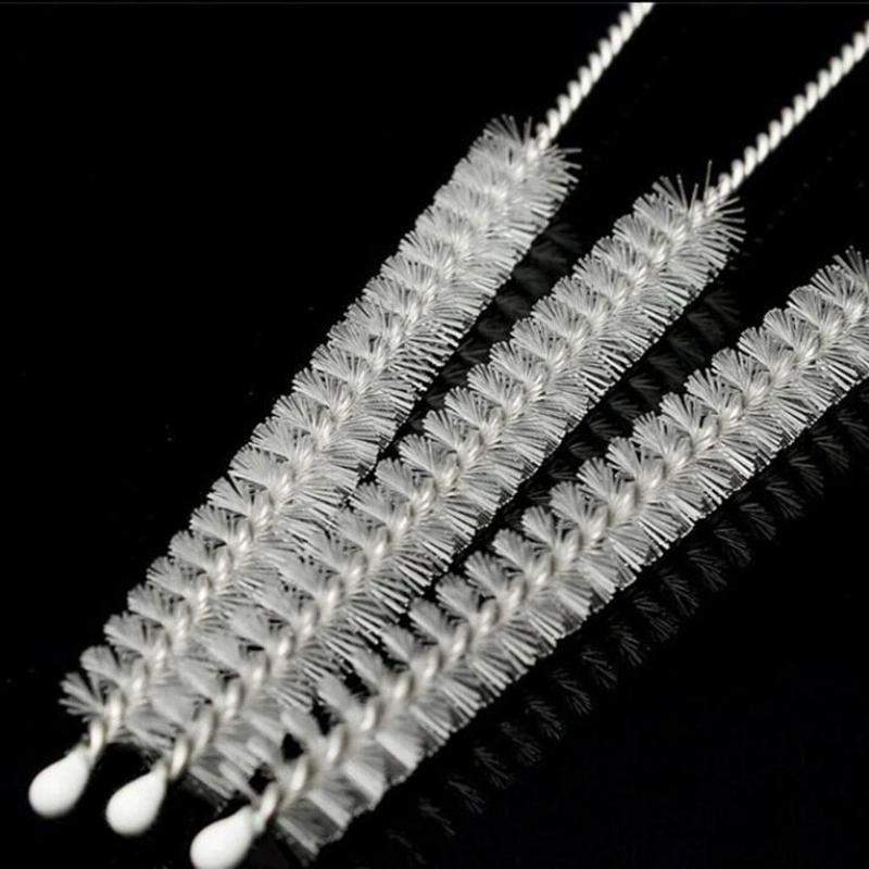 Pajita reutilizable con cepillo limpiador, pajilla de Metal de acero inoxidable para tazas, accesorios de barra de pajita
