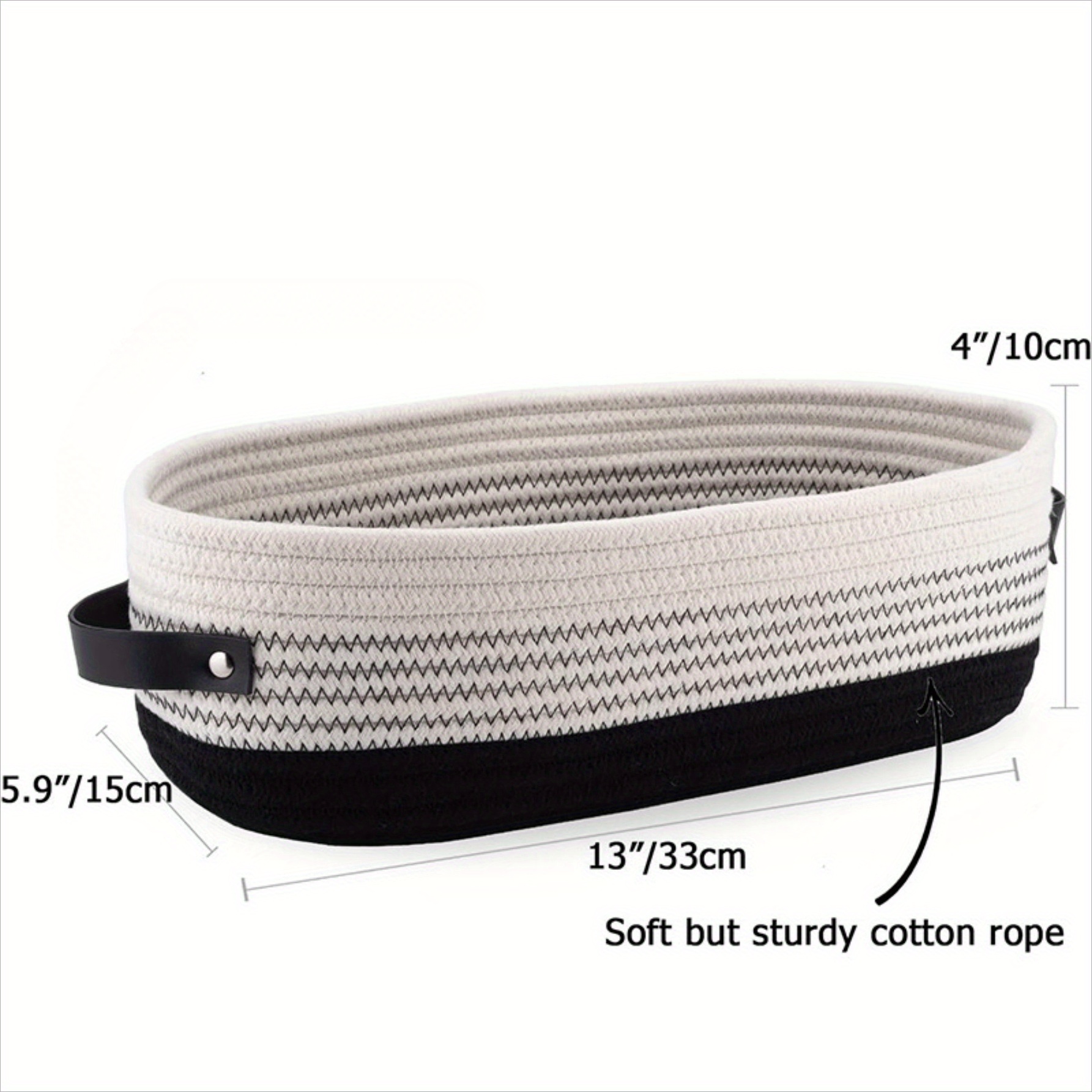 Oval Handle Bathroom Storage Basket Storage Basket Clothes Storage Box, Layered Finishing Box for Clothes and Pants