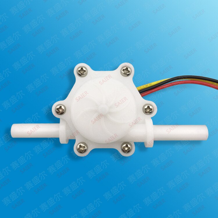 2PCS Water Flow Meter Flowmeter Hall Flow Sensor indicator counter caudalimetro water heater 0.25-2.5L/min 0.8MPa 4.5-18V