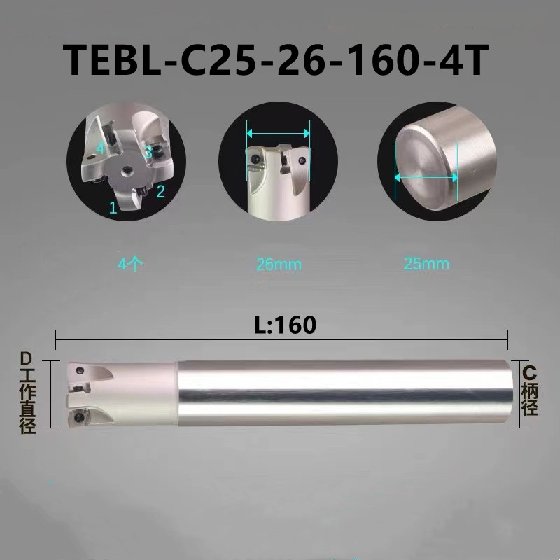 BLMP0603R alimentazione rapida TEBL fresa centro di lavoro barra efficiente tornio CNC BLMP 0603 inserto fresa a spalla: Rosso