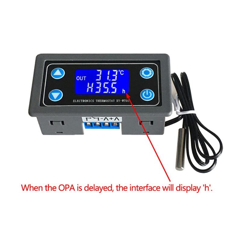 Xy -wt01 temperatuurregelaar digitaal led-display verwarmings-/koelregelaar thermostaatschakelaar  p31d