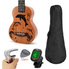21 inch 15 Frets Soprano Ukulele Concert Tenor Uke 4 Strings Ukelele Mini Guitarra Hawaiian Guitar Acoustic Musical Instruments