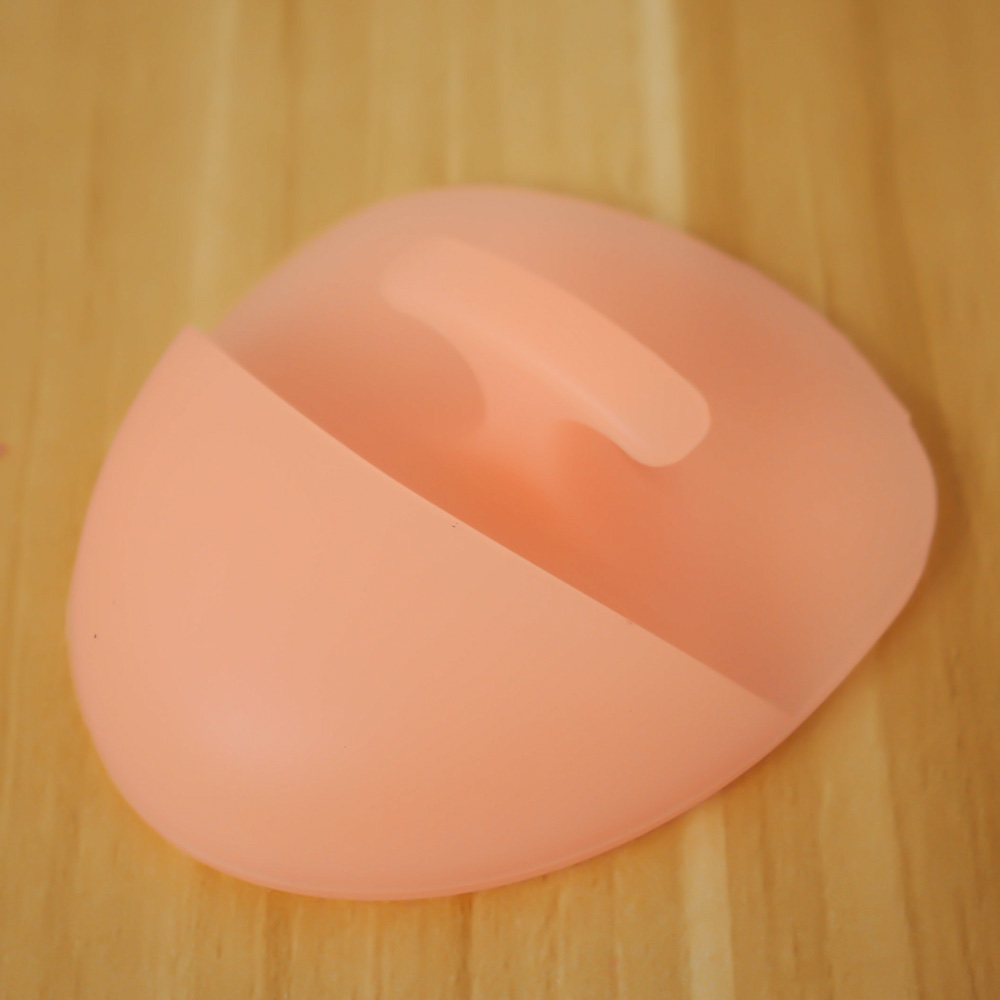 1pc handige siliconen vingerwaspads, borstels voor het gezicht, exfolianten voor het verwijderen van mee-eters, gezichtsreinigingsscrubs, make-uptools: Roze