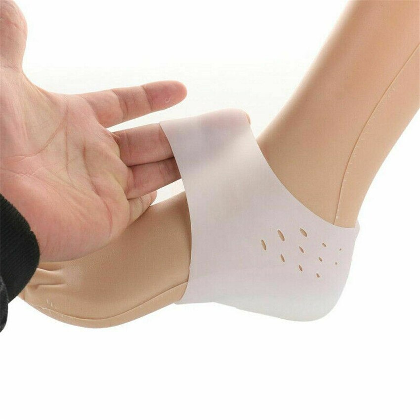 Inner Verstelbare Ophoging Inlegzolen Zachte Elasticiteit Hoogte Hak Gewatteerde Cup Kussen Sokken Gevoerd Verhogen Onzichtbare Unisex 3 Cm