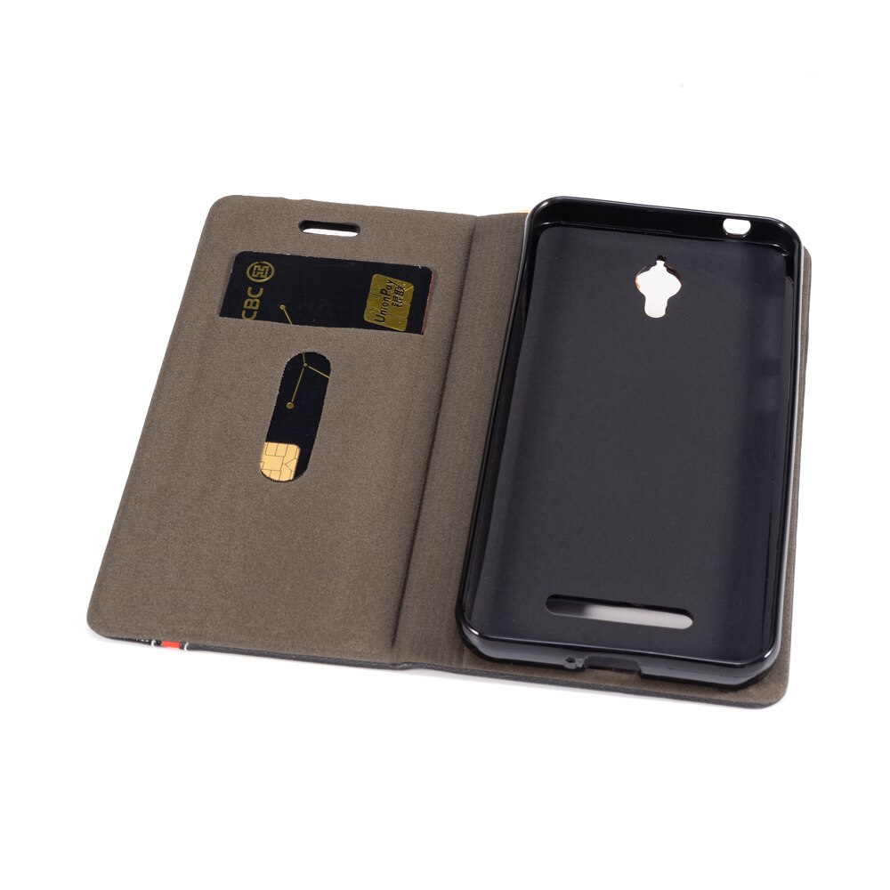 Luxury PU Leather Case For TP-LINK Neffos Y5 Flip Case For TP-LINK Neffos Y5 Phone Case Soft TPU Silicone Back Cover