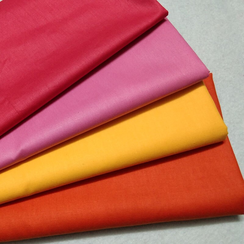 Klassieke 8 Effen Kleuren 100% Katoen Stof 50x160 cm baby doek jurk kleding quilten kussen plaat woondecoratie