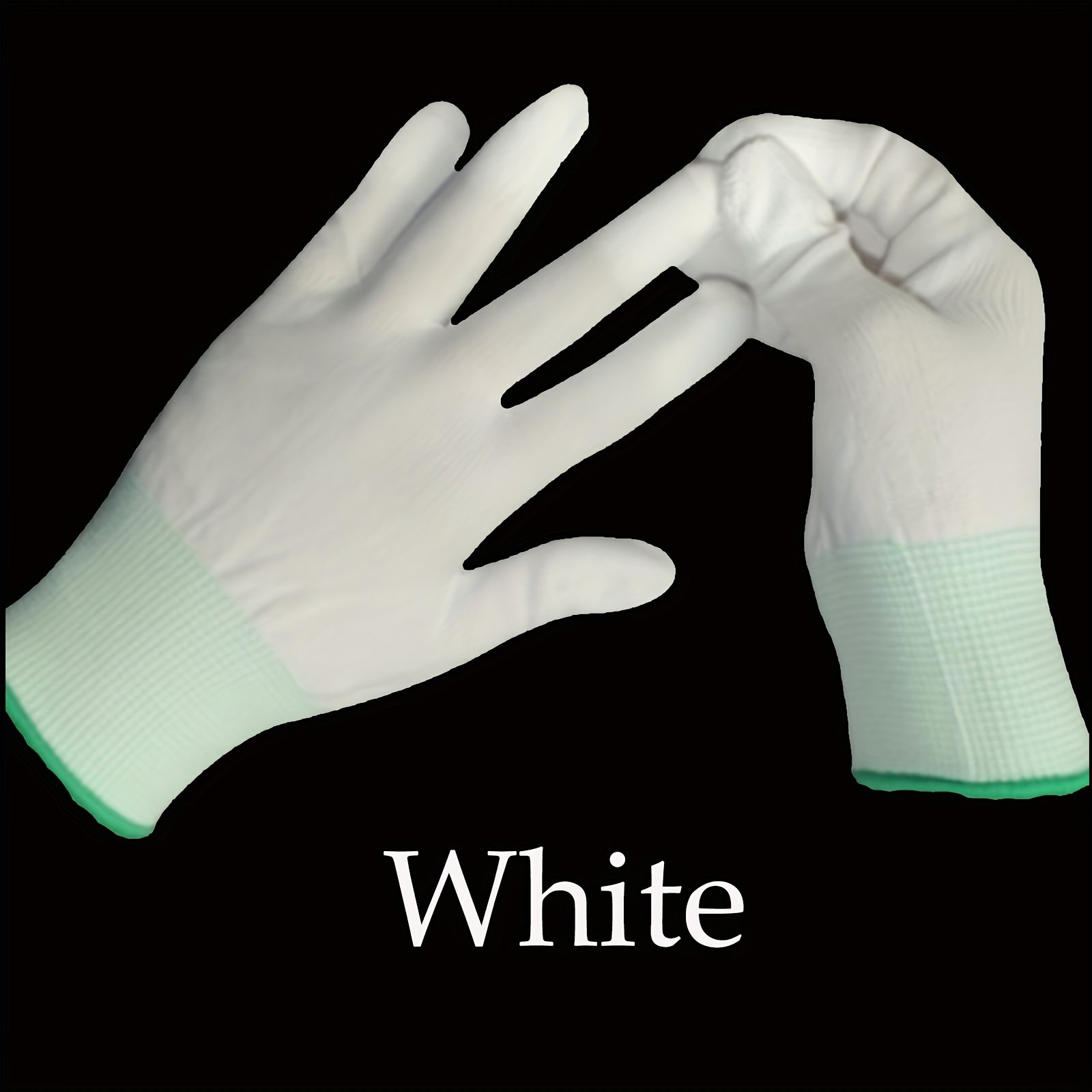 12 Paar bunte Gartenhandschuhe für Damen und Herren, beschichtete Fingerhandschuhe, PU-Nylon-Gartenhandschuhe, Outdoor-Schutzhandschuhe für die Arbeit