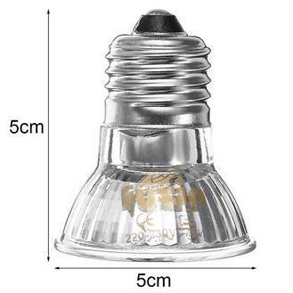 Bombilla para reptiles UVA + UVB de 25/50/75/100W, lámpara de calor, para tortugas, anfibios, lagartos, controlador de temperatura