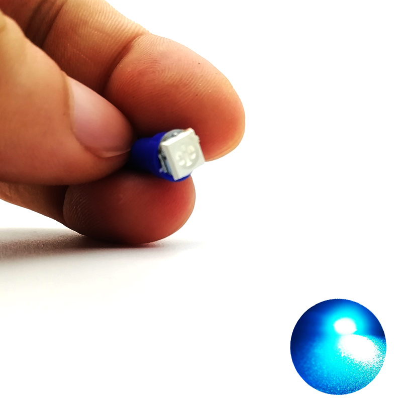 Indicator Lamp Light Bulbs 20pcs Blue 1-smd Led Car Edge A T5 Auto Dashboard Gauge