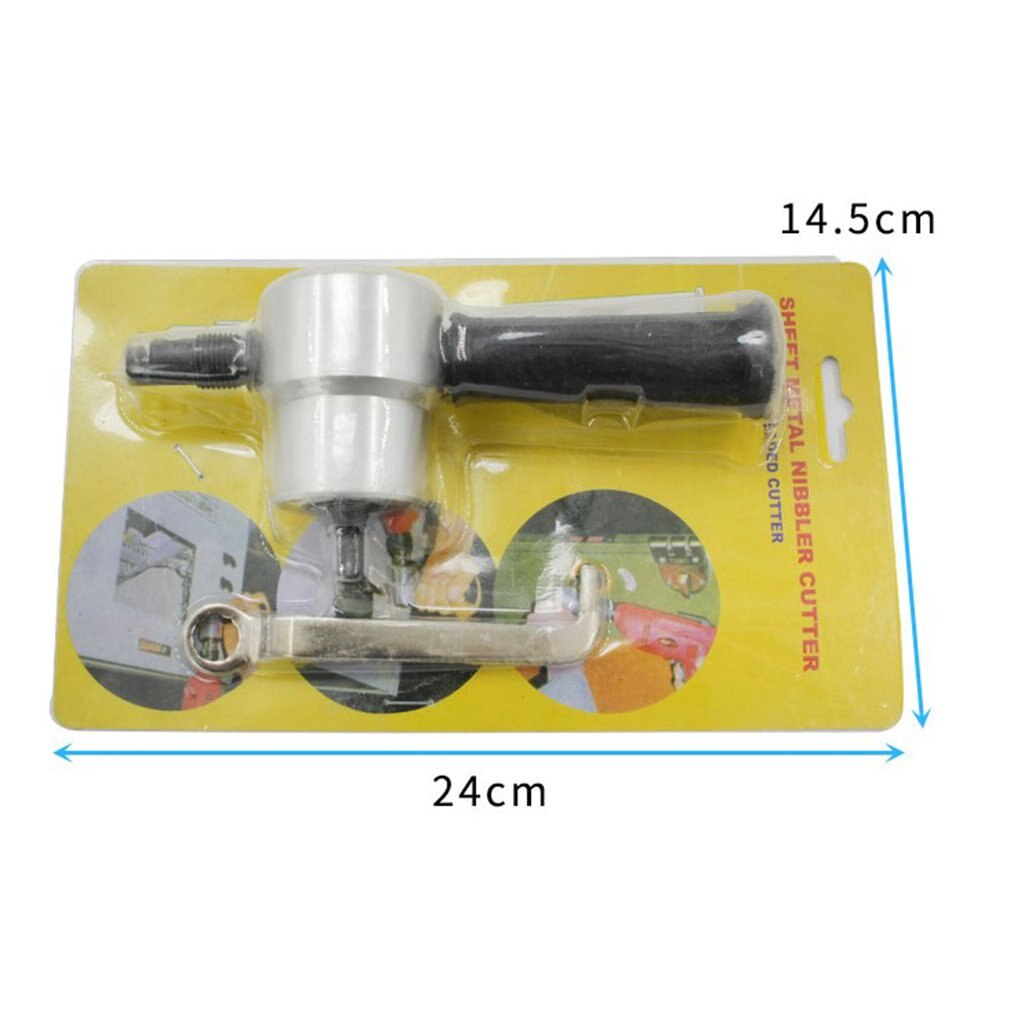 Double-head metal sheet cutter