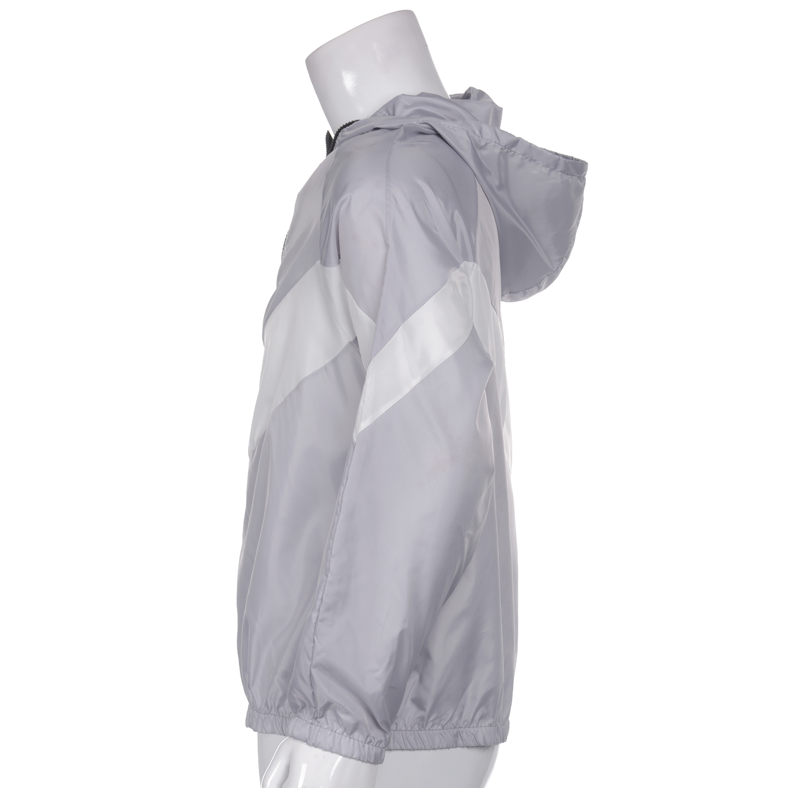 Sudadera fina con capucha para hombre, ropa de manga larga con cremallera, Color de bloque, nueva , invierno, otoño