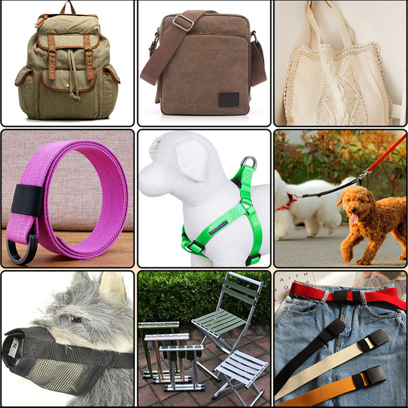 5yards Length 1 Inch (25mm) Width Nylon Webbing Strapping Craft Color U PICK