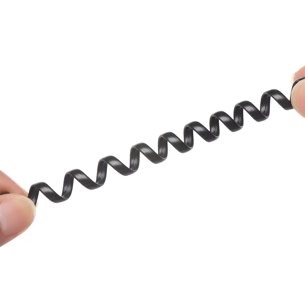 Lang telefonledning rette 2m/3m håndsett linje maskin spiral kurve 4 p 4c kontakt kobbertråd telefon volum kurve kontakt