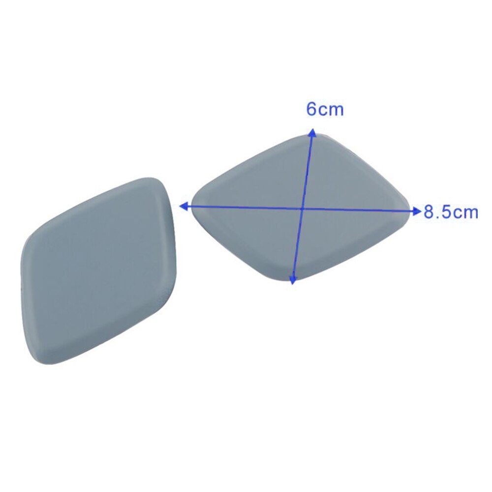 2 uds. Tapa de cubierta de chorro de arandela de faro delantero gris de coche para Focus , linterna frontal de plástico, arandela protectora de chorro