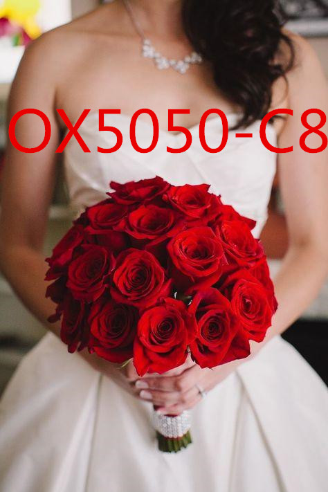 Accessoires de mariée de mariage tenant des fleurs 3303 OX5050: OX5050-C8