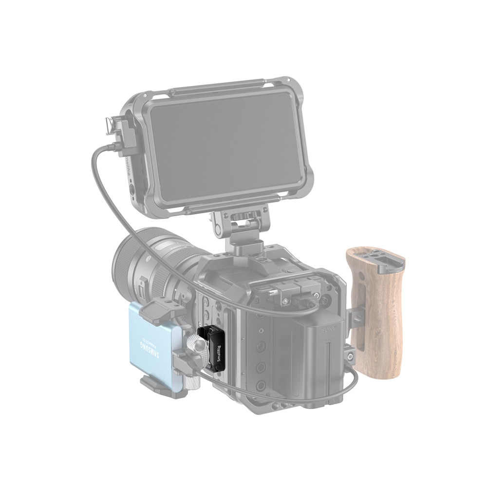 SmallRig Cold Shoe Mount Adapter with Safety Release DSLR Camera Clamp for Microphone , Flash Light , SSD Mount DIY Attach 2806