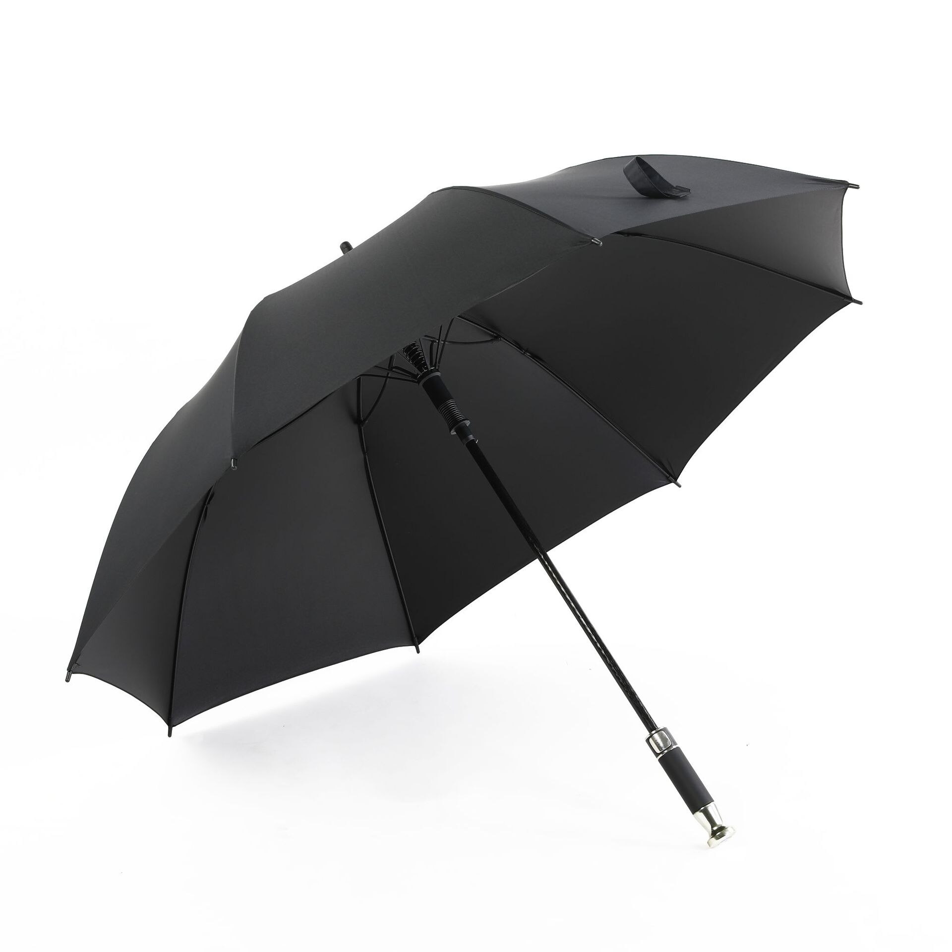 Rolls Car Long-Handled Rain Umbrella Large Size Straight Pole Double Golf Umbrella Men Business Advertisement Rain Umbrella