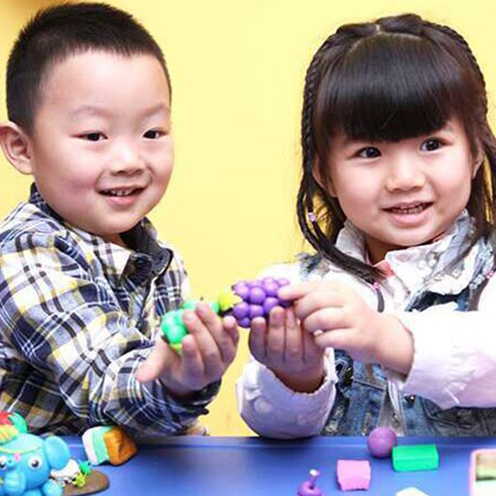 Kid Educational Toy Molding Modeling 3Oven Bake Polymer Clay Slime Set for DIY Muticolor Handmade Clay Crafts