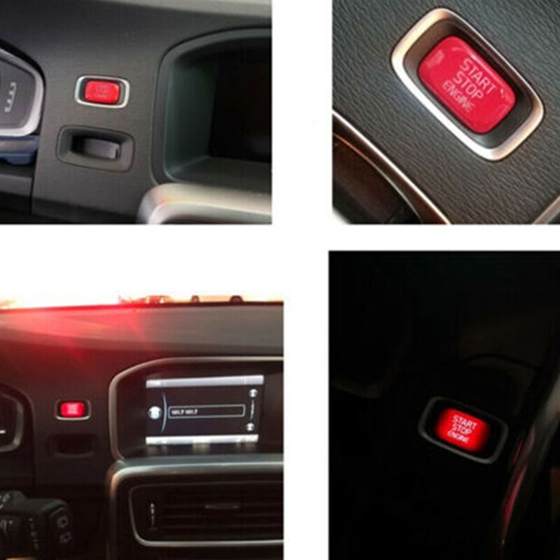 Car Engine Start Stop Switch Button Cover for Volvo V40 V60 S60 XC60 S80 V50 V70 XC70