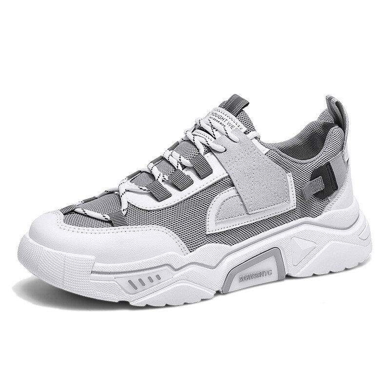 Chaussures décontractées pour hommes chaussures de planche tendance baskets pour hommes chaussures en toile chaussures légères à semelle souple chaussures vulcanisées mocassins chaussures: Gris / 7