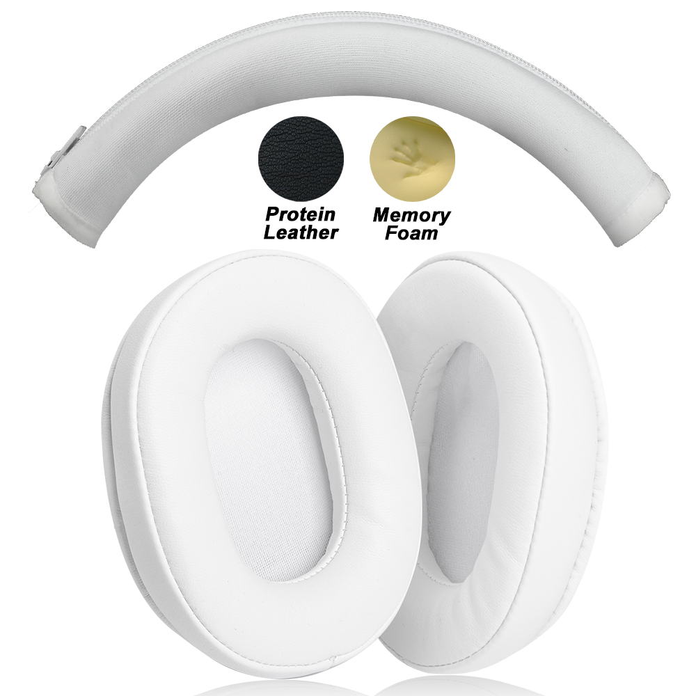 Ersatz für Audio--Technica ATH-MSR7b M10X/M20X/M30X/M40X/M50X/Profi5v/SX1a/10X8cm 100X80mm Ohrpolster Kopfhörerkissen: Tiefe Gelb