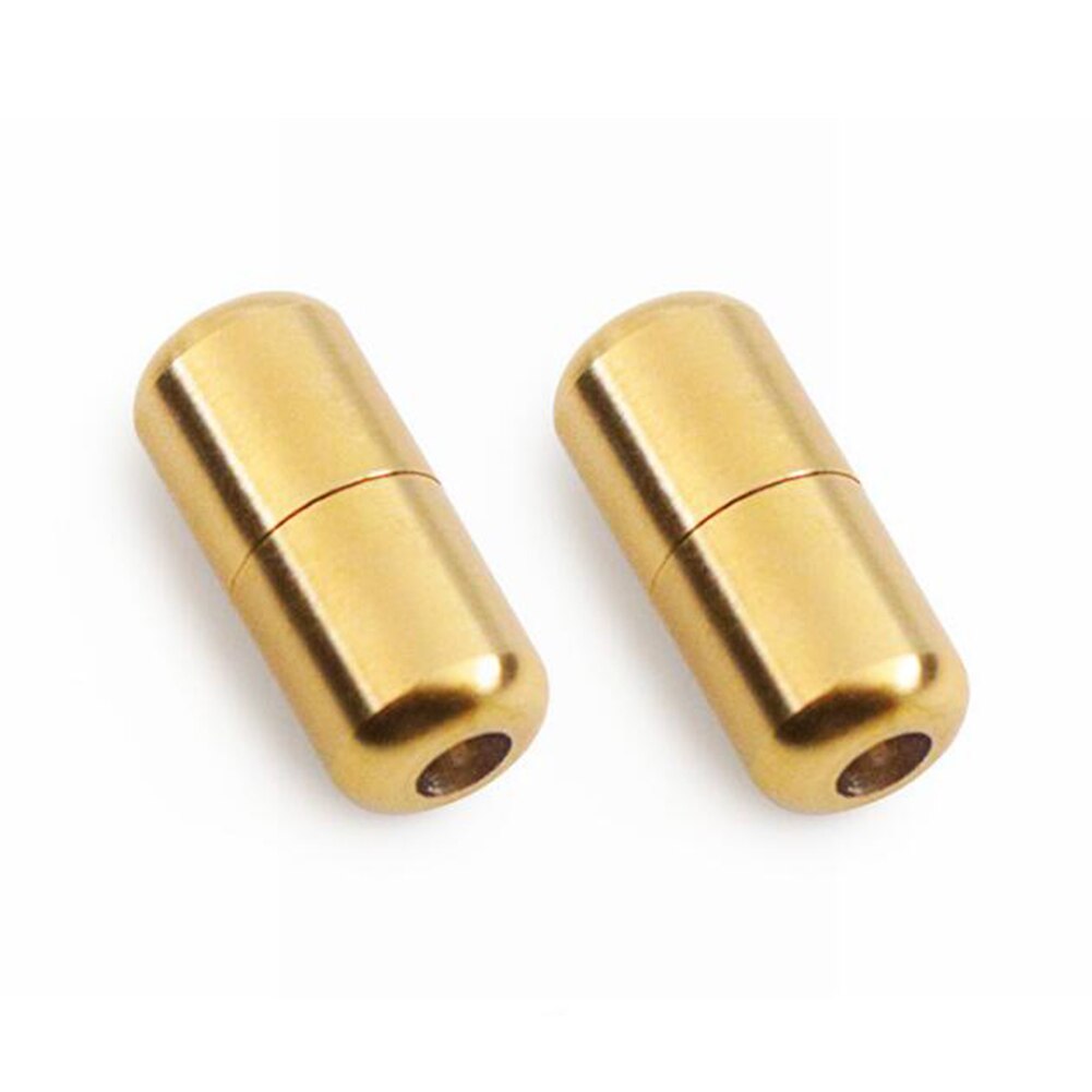 Conjunto de 2 unidades de herretes de Metal redondos y coloridos para cordones, cordón de zapato con cordón, para hombres y mujeres: Dorado