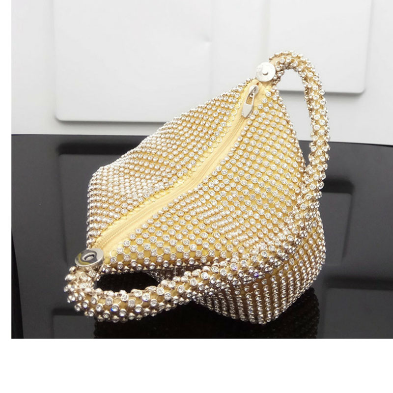 Muling Funkelnden Silber Diamant Frauen Mini Abend Kupplung Armbänder Tasche Braut Hochzeit Party Kristall Handtasche und Geldbörse