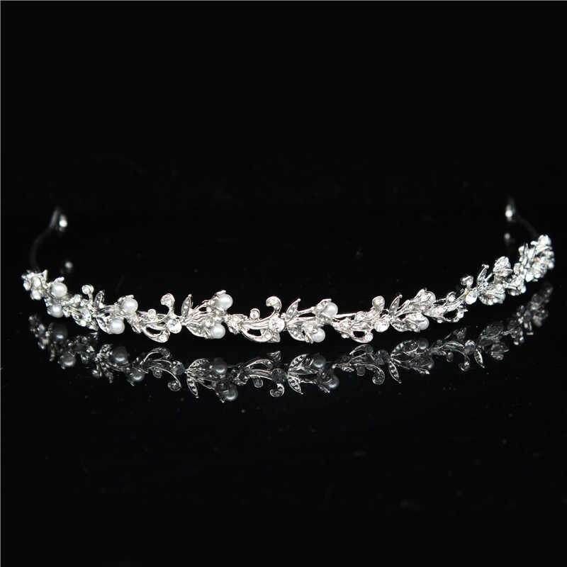 11 disegni di Cristallo Wedding Bridal Tiara Crown Per La Ragazza/Donne di Promenade Diadema Ornamenti Per Capelli Da Sposa Monili dei capelli Della Sposa accessori: Style 6